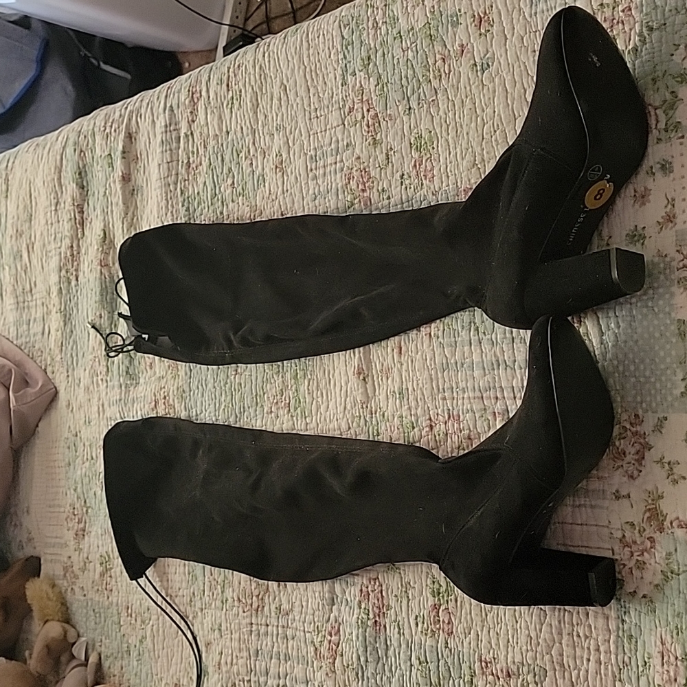 Chinese Laundry Suede Thigh High Boots